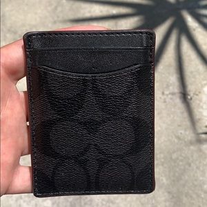 Coach Card Holder/ Money Clip
